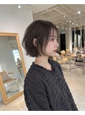 ショートボブ/シースルー/顔周り/30代40代50代/柏/髪質改善
