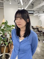 シー 自由が丘(sii.)&nbsp;透明感たっぷり暗髪レイヤーミディ/韓国風くびれミディ