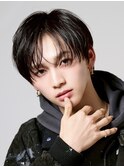 メンズシースルーニュアンスコンマ