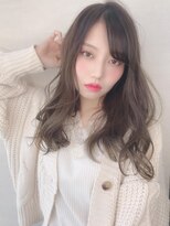 ヘアーズ ベリー 香椎店(hairs BERRY)&nbsp;BERRY/グレーベージュ/前髪/メンズライク/美髪/カール