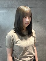 ラヴィズム 栄店(LUVISM)&nbsp;ミディアム/ボブ/レイヤー/顔周りカット/ダブルカラー/艶カラー