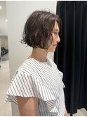 大人おしゃれボブパーマ
