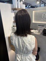 レト 梅田店(LETO)&nbsp;外はねボブ×マロンベージュ