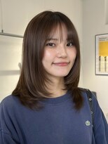 カウチソフ(kauti sofu)&nbsp;板橋/池袋本町/ハッシュカット/グレージュ/デザインカラー