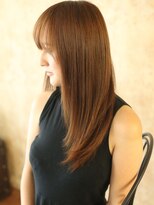 ラ ソール ヘア(La sol HAIR)&nbsp;外国人風グラデーションカラー厚めバングで大人可愛いい