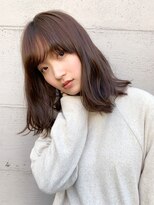 【mee.】ハセガワヒトシ　ピンクアッシュ　ロブ☆表参道
