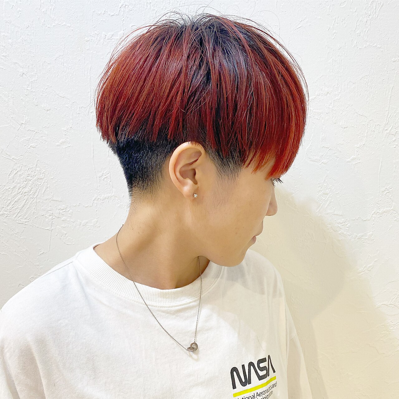 Coast.アニ髪×赤髪×ツーブロックかりあげベリーショート：L072053552