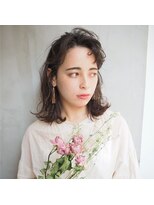 レイズ 立川(RAYS)&nbsp;【RAYS金本】切りっぱなしロブ・くせ毛風パーマ