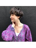 *マッシュショート ラフパーマ 辻幸奈 表参道