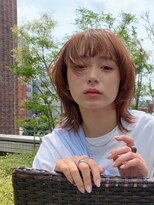 エアー 青山(AIR) オレンジ×babyウルフ☆stylist諸見里