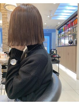 ヘアアンドメイク シークネクスト(HAIR&MAKE SeeK NEXT) 【SeeK NEXT 門井】ロブヘア×ダークアッシュブラウン