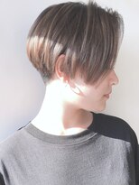 モリオフロムロンドン 原宿本店(morio from London)&nbsp;【モリオ原宿】刈り上げハンサムショート前髪なしベージュカラー