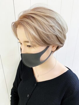 アイティー バイ アルバム 中野店(IT by ALBUM) ライトアッシュ_ミニウルフテラコッタくすみブルー_ba321204