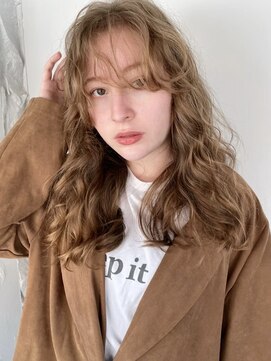 コフィー バイ メルト 吉祥寺(cofy by melt) 【中澤彩乃】ミディアムケアブリーチダブルカラーベージュロング