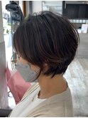 癖毛を活かして☆スタイリッシュショート【カドワキ】