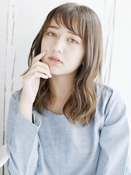 ヘアメイク ナル(hair make nalu) セミウエットのゆるウェーブスタイル