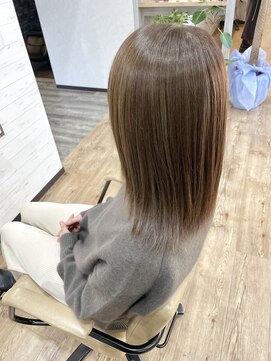 スカイ(SKY) ブリーチなし透明感カラー 髪質改善トリートメント