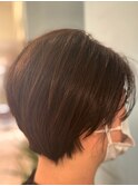ハンサムショート/質感再整カラー