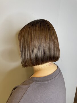 ブロッサム 東久留米店(Blossom) 大人美人イメチェン大人丸みボブこなれヘアチェリーブラウン