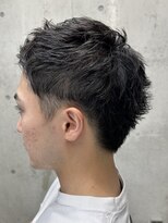 フイ 代々木(Hui)&nbsp;メンズ/アップバング/ツーブロックマッシュ/束感ショート波巻き