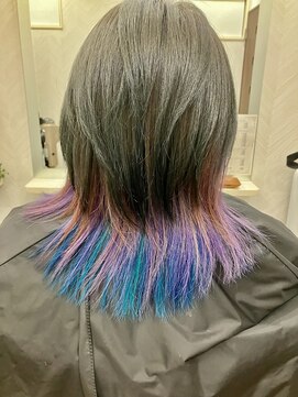 ペシェ(PECHE) 七色？インナーカラー♪