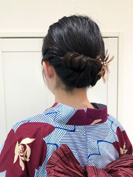 サクシード 浴衣ヘアー