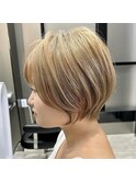 大人美人ショート/前髪あり