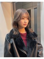 ロンド 表参道店(Lond)&nbsp;くびれレイヤー　グレージュ　韓国ヘア