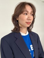 トレス(TRESS)&nbsp;ミディアム　レイヤー　顔周り　前髪　ブラウン　原宿　表参道