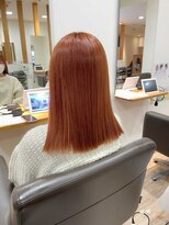 ヘアショップ エヌアンドエー 久喜菖蒲店(hair shop N&A) サラ艶ストレート#5 ハイトーン/ケアカラー/切りっぱなしミディ