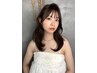 結んでも可愛いこだわりおくれ毛カット＋潤いヘアカラー￥9350→￥8000