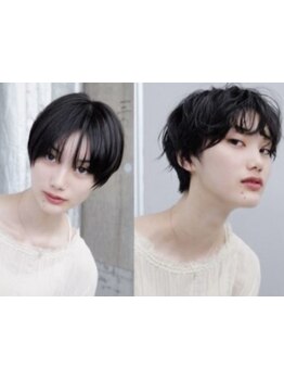 【リピート率90%小顔補正カット】特許取得ステップボーンカット(小顔補正)で“似合うショート”を創る！