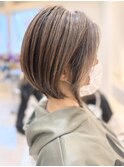 本八幡×ショートボブ×似合わせカット×ハイライト
