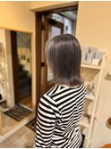ハイトーン白髪ぼかし