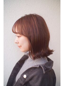 レジュアル(RESSUAL) くびれ切りっぱなし外ハネボブワイドシースルーバング