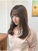 ロングレイヤー/小顔カット/Aujuaトリートメント