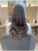 全体的にゆるやかなウェーブ スタイル