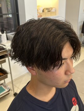 アース 長崎時津店(HAIR&MAKE EARTH) センターパート×ツイストスパイラルパーマ