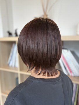 アパートメントヘアー 髪質改善ヘアカラー/佐賀/くびれショート/レイヤー