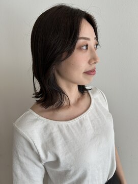 フォークロア 本店(Folk Lore) 切りっぱなしワンレングス　酸性ストレート