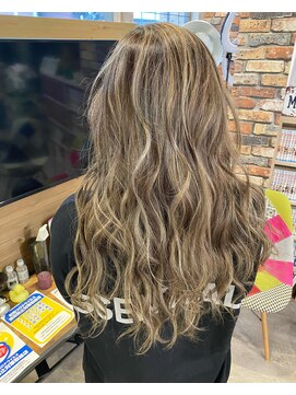ルーナヘアー(LUNA hair) コントラストハイライト ハイトーン パールベージュ10代20代30代