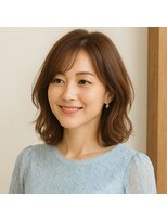 スープレックス ヘアーデザイン(SOUPREX HAIR DESIGN)&nbsp;ミディアムデジタルパーマ　20代 30代 40代 50代 60代　髪質改善