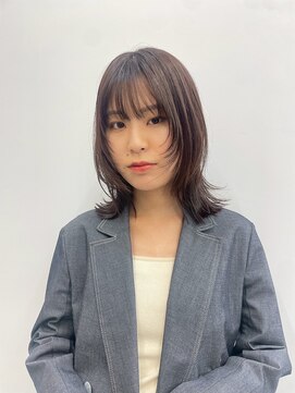 ザザ ZA/ZA 茗荷谷 ウルフレイヤー/ミディアム/モカブラウン