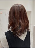 自然な立体感◎キャメルブラウンヴェールハイライト