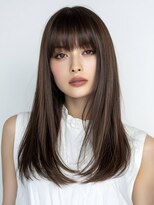 アンサ 小倉店(ANSA) ナチュラル艶ブラウンストレート
