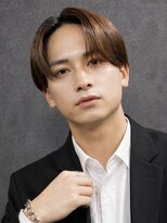 アウル 心斎橋(owl)&nbsp;センターパート×ニュアンスパーマ×曲がる縮毛矯正×men's