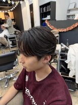 アロー 船橋店(AROH)&nbsp;フェザーパーマ｜軽やかな毛流れと束感が魅力のメンズヘア