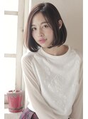 〔水原希子〕さん風　シンプルボブ〔Belle銀座〕