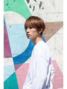 アンティ(ANTI) ハイトーンカラー×メンズマッシュショート