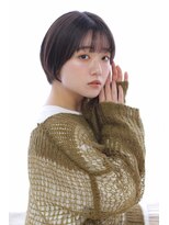 ヘアリゾート バレンタイン(hair+resort valentine)&nbsp;シースルーバングマッシュショート